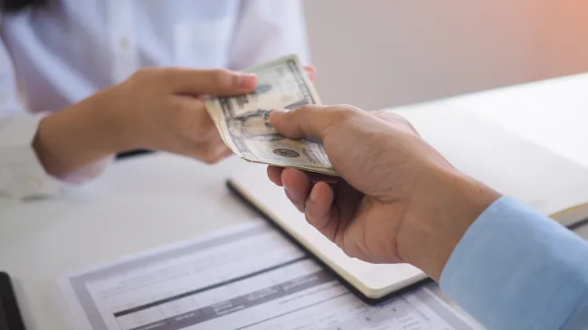 getting a loan at the bank